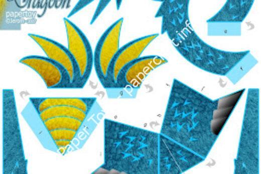 Mô hình giấy Dragoon - đồ chơi giấy thủ công PaperCraft VN