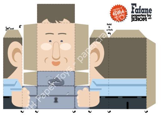Mô hình giấy ADMA 1 – Fafane - đồ chơi giấy thủ công PaperCraft VN