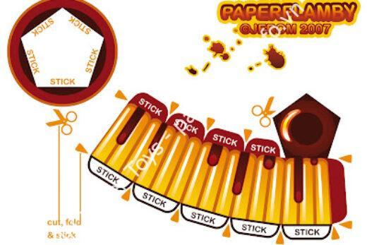 Mô hình giấy Paperflamby - đồ chơi giấy thủ công PaperCraft VN
