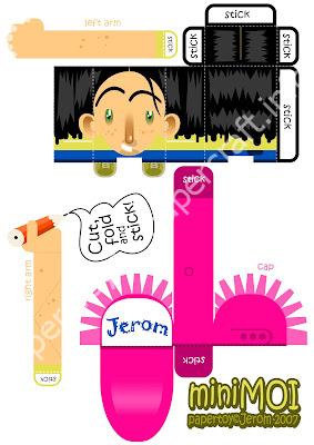 Mô hình giấy Minimoi - đồ chơi giấy thủ công PaperCraft VN