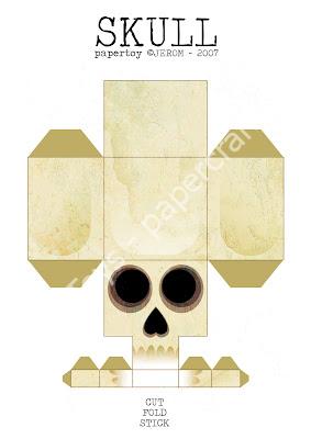Mô hình giấy Skullz n°0 - đồ chơi giấy thủ công PaperCraft VN
