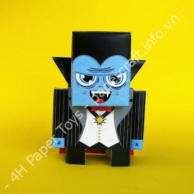 Mô hình giấy Monster Legend - đồ chơi giấy thủ công PaperCraft VN