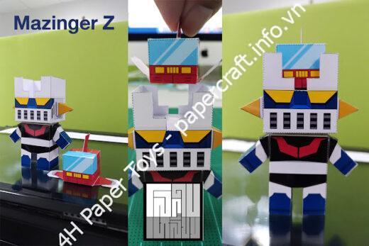Mô hình giấy Mazinger Z - đồ chơi giấy thủ công PaperCraft VN