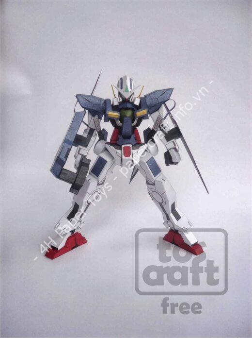 Mô hình giấy Exia Gundam 1:144 - đồ chơi giấy thủ công PaperCraft VN