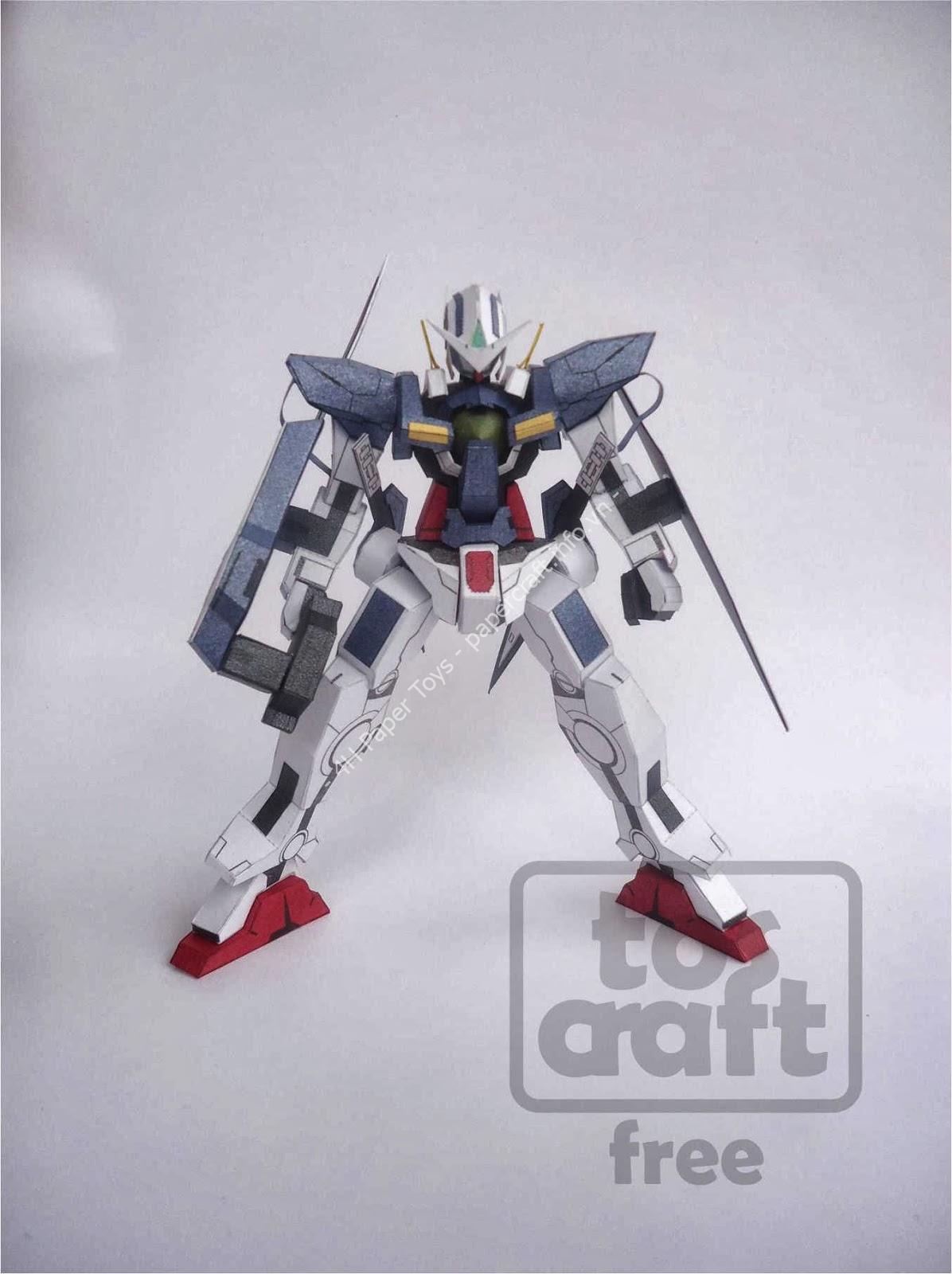 Mô hình giấy Exia Gundam 1:144