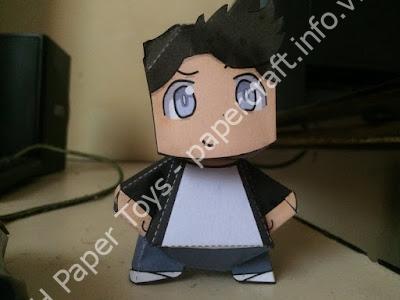 Mô hình giấy Cellbit - đồ chơi giấy thủ công PaperCraft VN