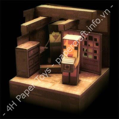 Mô hình giấy Fatal Frame / Project Zero - ảnh 2 - đồ chơi giấy thủ công PaperCraft VN
