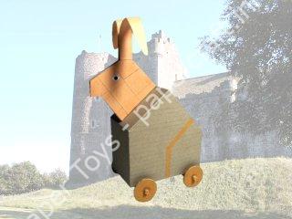 Mô hình giấy “Trojan Rabbit” - đồ chơi giấy thủ công PaperCraft VN