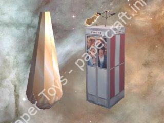 Mô hình giấy Time Machines - ảnh 2 - đồ chơi giấy thủ công PaperCraft VN