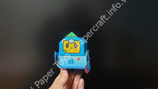 Mô hình giấy 브롤스타즈 스프라우트 페이퍼토이 도안 - ảnh 2 - đồ chơi giấy thủ công PaperCraft VN