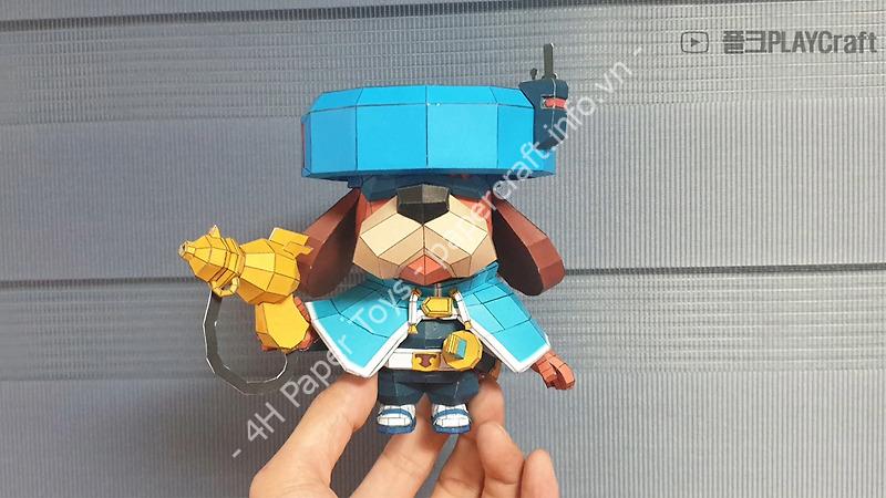 Brawl Stars Season 5 러프스사령관 낭인러프스 종이모형 도안