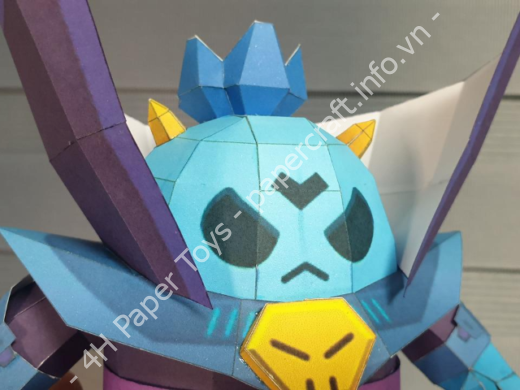 Mô hình giấy 브롤스타즈 어둠의군주 스파이크(DARK LORD SPIKE) 종이모형 도면 - ảnh 2 - đồ chơi giấy thủ công PaperCraft VN