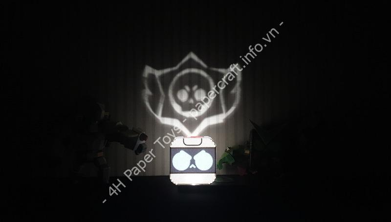 브롤스타즈 8비트 핀 초단간 무드등 만들기 종이 무드등
