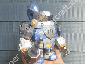 Mô hình giấy 메카 팔라딘 서지 종이모형 도안 공유 MECHA PALADIN SURGE - đồ chơi giấy thủ công PaperCraft VN