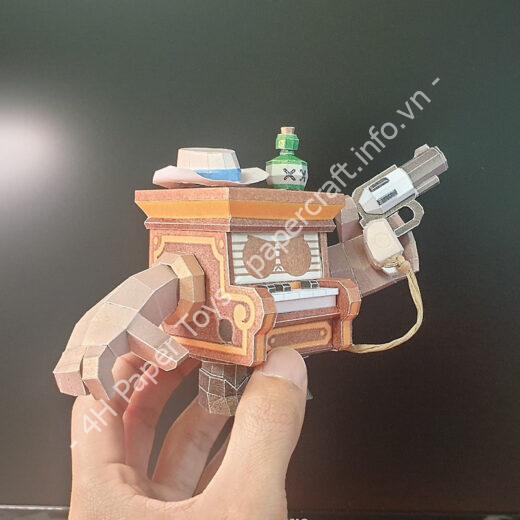 Mô hình giấy 브롤스타즈 카우보이 8비트 종이모형 도안 공유 - đồ chơi giấy thủ công PaperCraft VN