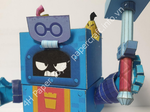 Mô hình giấy 브롤스타즈 애쉬 종이모형 도안 공유 - đồ chơi giấy thủ công PaperCraft VN