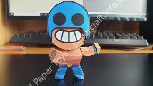 Mô hình giấy 브롤스타즈 엘프리모 종이모형 도안 공유 - đồ chơi giấy thủ công PaperCraft VN