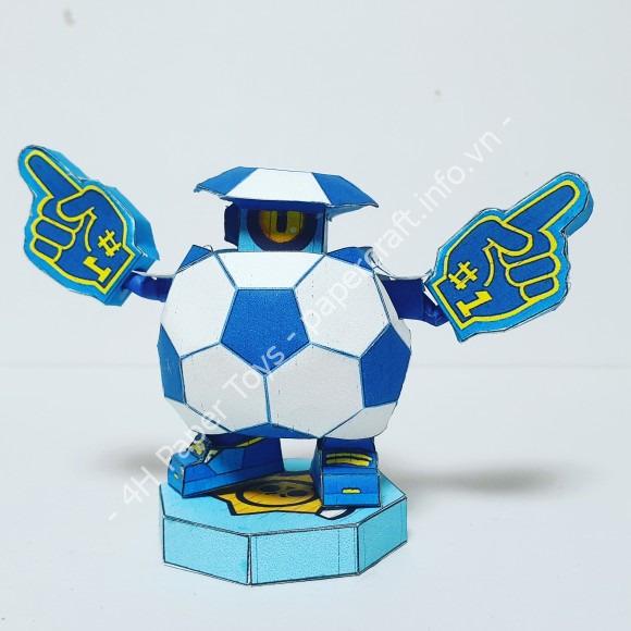 브롤스타즈 도안 마스코트 대릴 만들기 Mascot Darryl template