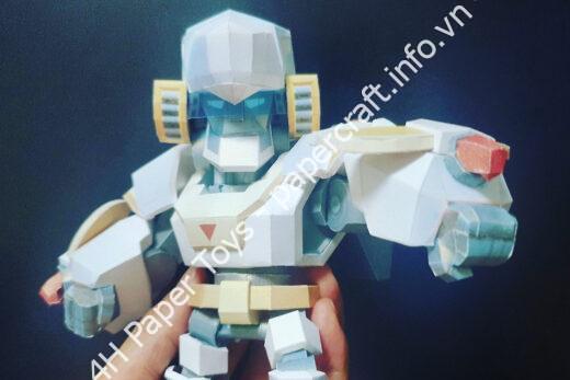 Mô hình giấy 브롤스타즈 라이트 메카 보(Light Mecha BO) 종이모형 도면 - ảnh 2 - đồ chơi giấy thủ công PaperCraft VN