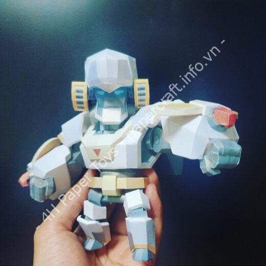 Mô hình giấy 브롤스타즈 라이트 메카 보(Light Mecha BO) 종이모형 도면 - ảnh 2 - đồ chơi giấy thủ công PaperCraft VN