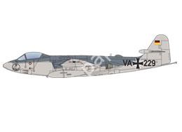 Mô hình giấy Sea Hawk – Sea Hawk Mk. 100, MFG 1 Bundesmarine, Marinefliegergruppe 1, Schleswig, 1958 - đồ chơi giấy thủ công PaperCraft VN