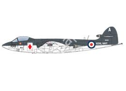 Mô hình giấy Sea Hawk – Sea Hawk FGA.6, Historic Flight Royal Navy Historic Flight, 2008 - đồ chơi giấy thủ công PaperCraft VN