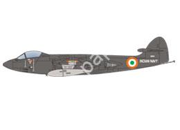Mô hình giấy Sea Hawk – Sea Hawk FGA.6, Indian All Dark-grey Indian Navy, Karachi, 1963 - đồ chơi giấy thủ công PaperCraft VN