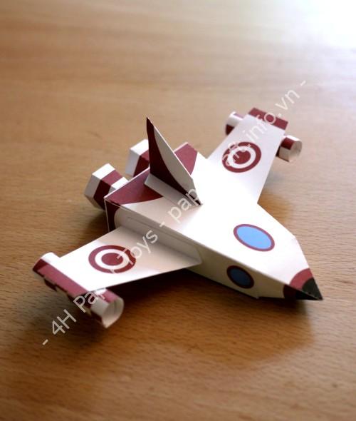Mô hình giấy Kid-friendly papercraft: Spaceship - đồ chơi giấy thủ công PaperCraft VN