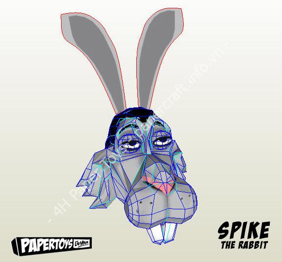 Spike The Rabbit Mask Fan Art