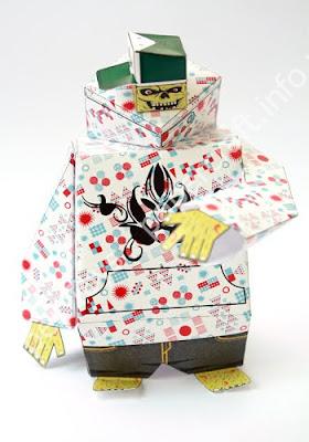 Mô hình giấy boney stage papertoy - đồ chơi giấy thủ công PaperCraft VN