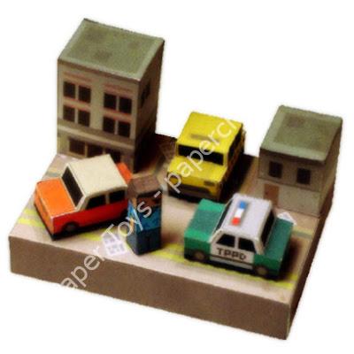 Mô hình giấy GTA Vice City (Grand Theft Auto) - đồ chơi giấy thủ công PaperCraft VN