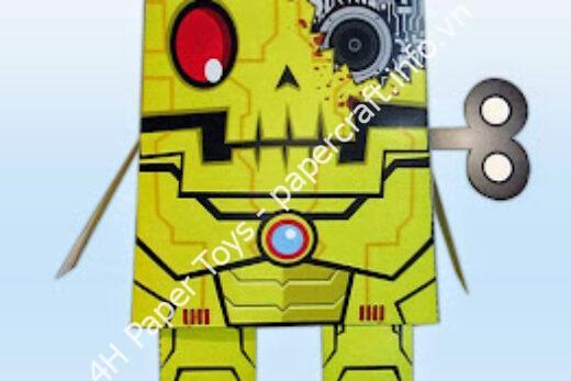 Mô hình giấy Skullbot - đồ chơi giấy thủ công PaperCraft VN