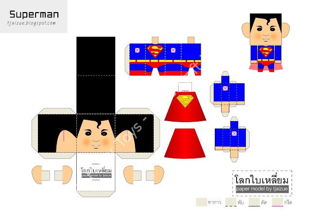 Mô hình giấy Superman