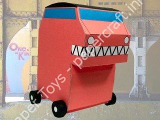 Mô hình giấy “Truck-Ra” - đồ chơi giấy thủ công PaperCraft VN
