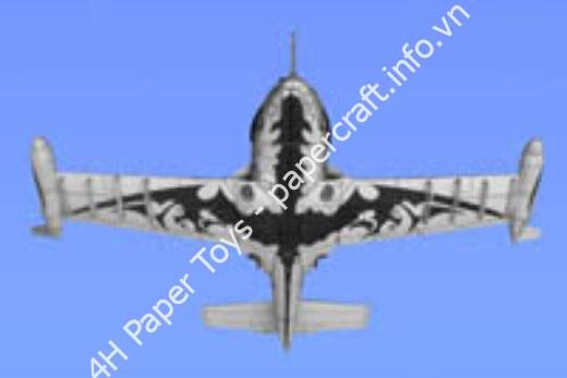 Mô hình giấy Cessna A/T-37 – A-37 basic paint scheme south-east asia for you to create your own version - đồ chơi giấy thủ công PaperCraft VN