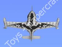 Mô hình giấy Cessna A/T-37 – A-37 white version for you to create your own version - đồ chơi giấy thủ công PaperCraft VN