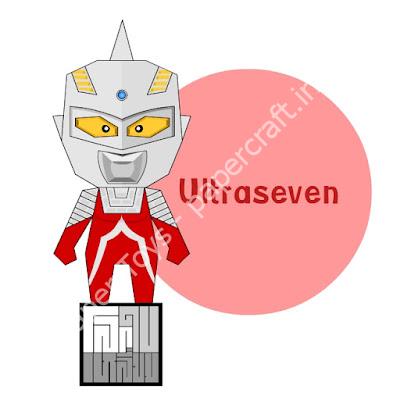 Mô hình giấy Ultra7 - đồ chơi giấy thủ công PaperCraft VN