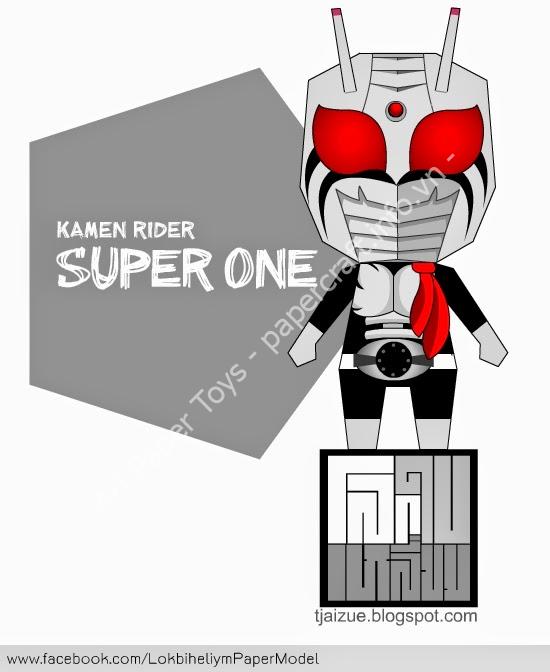 Mô hình giấy Kamen rider Super one
