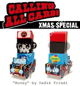 Mô hình giấy my calling all cars custom - đồ chơi giấy thủ công PaperCraft VN
