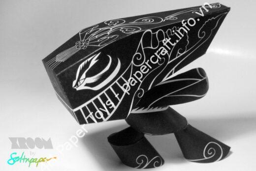 Mô hình giấy Xroom - đồ chơi giấy thủ công PaperCraft VN