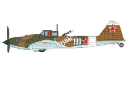 Mô hình giấy Il-2 Sturmovik – Il-2M3, White 100 V-VS, 1943, flown by V.B. Yemelyanenko Download zipped pdf / 2 pages / 691kb / downloaded 1365 times - đồ chơi giấy thủ công PaperCraft VN