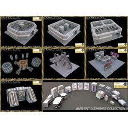 Mô hình giấy Derelict II Megaset - Genet Models