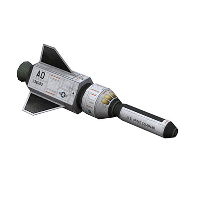 Mô hình giấy Orbital Gunboat - Genet Models