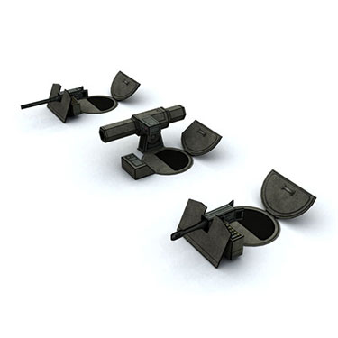 Mô hình giấy Vehicle Weapon Pack - Genet Models - đồ chơi giấy thủ công PaperCraft VN